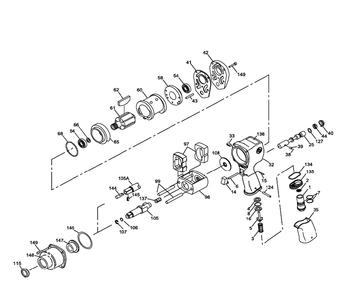 Figure 0 Diagram and Parts List for CP6500RSS  Chicago Pneumatic Wrench